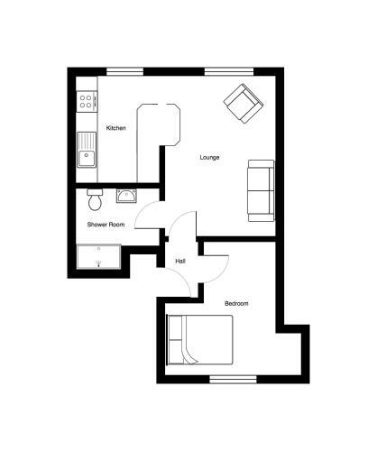 Apartamento Fort Crescent, Margate