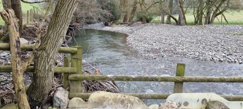 Lovely Riverside Cabin In Shropshire