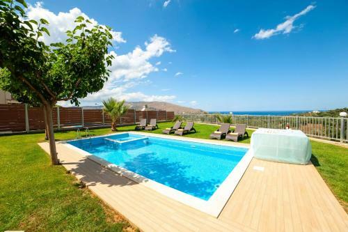 Exceptional Crete Villa Villa Sunlight Sea Views 6 Bedrooms Chania