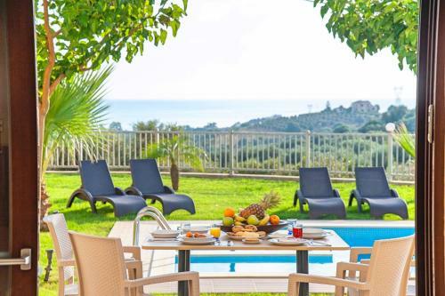 Exceptional Crete Villa Villa Sunlight Sea Views 6 Bedrooms Chania