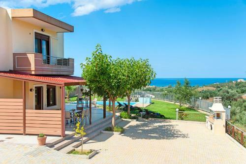 Exceptional Crete Villa Villa Sunlight Sea Views 6 Bedrooms Chania