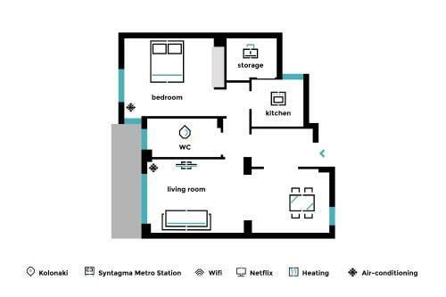 Classy & Charming 1bd Apartment In Kolonaki By Upstreet