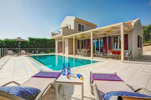 Fiskardo Villa Sleeps 4 Pool Air Con Wifi