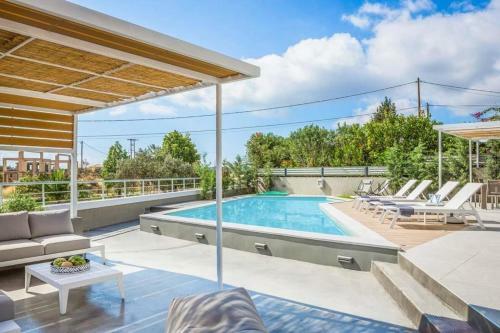 Karavadhos Villa Sleeps 6 Pool Air Con Wifi