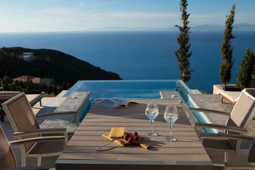 Seaview Lefkada Villa Villa Nefeli Stunning Infinity Pool Tsoukalades