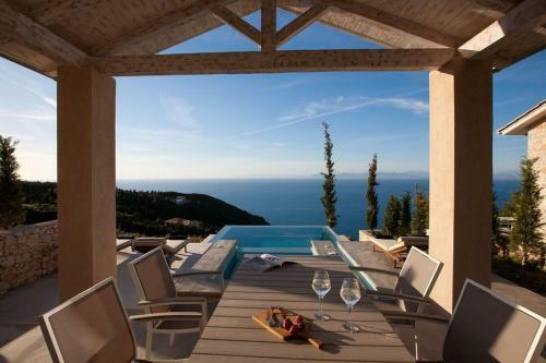 Seaview Lefkada Villa Villa Nefeli Stunning Infinity Pool Tsoukalades