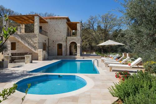 Luxury Crete Villa Villa Melpomeni Private Pool Private Playground 5 Bdr Rethymno