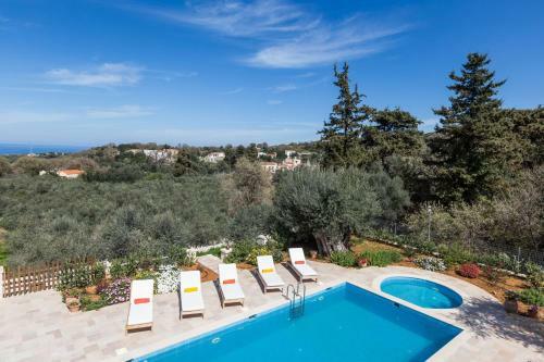 Luxury Crete Villa Villa Melpomeni Private Pool Private Playground 5 Bdr Rethymno