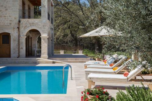 Luxury Crete Villa Villa Melpomeni Private Pool Private Playground 5 Bdr Rethymno