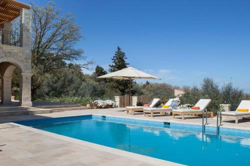 Luxury Crete Villa Villa Melpomeni Private Pool Private Playground 5 Bdr Rethymno