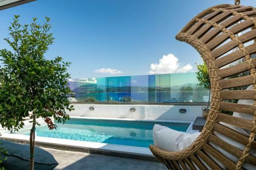 Exclusive Lefkada Villa Private Pool Outdoor Jacuzzi Sea View Vasilikis