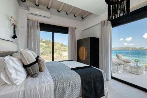 Exclusive Lefkada Villa Private Pool Outdoor Jacuzzi Sea View Vasilikis