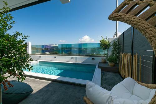 Exclusive Lefkada Villa Private Pool Outdoor Jacuzzi Sea View Vasilikis