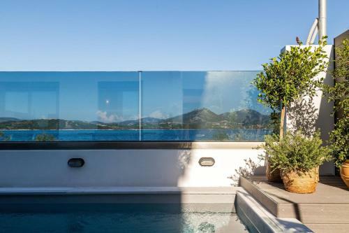 Exclusive Lefkada Villa Private Pool Outdoor Jacuzzi Sea View Vasilikis