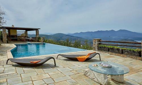 Black Diamond Luxury Unique Villa Pelion