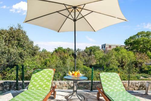 Villa Sunset Milonika With Heated Private Pool