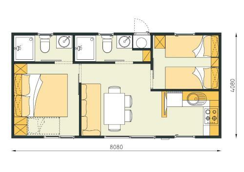Mediteran Kamp Mobile Homes In Camping Park Umag