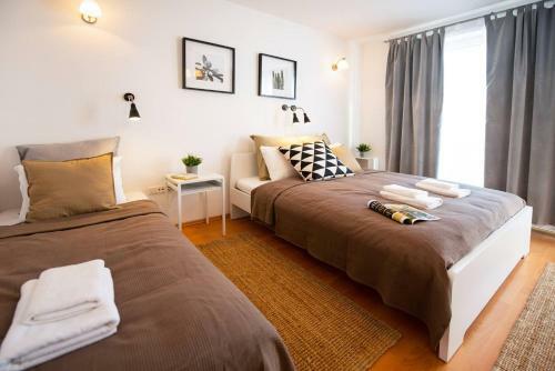 Central A/c Apartment With Large Balcony