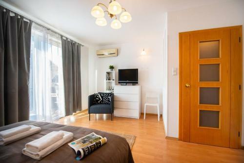 Central A/c Apartment With Large Balcony