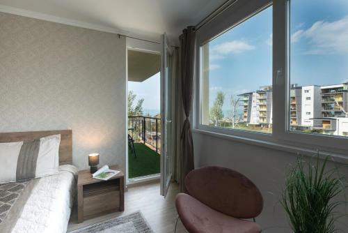 Panor�m�s, T�parti, L�gkondicion�lt Apartman