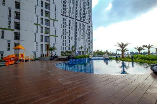 Modern Studio Akasa Pure Living Apartment By Travelio