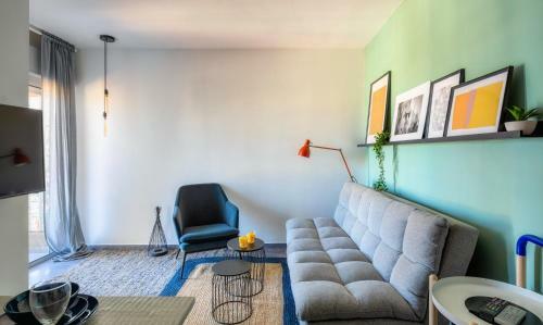 Light Designed Apartment With 2 Balconies