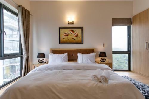 Apartamento Hostie Eshana - Luxury 2br Apt Near Golf Course Road
