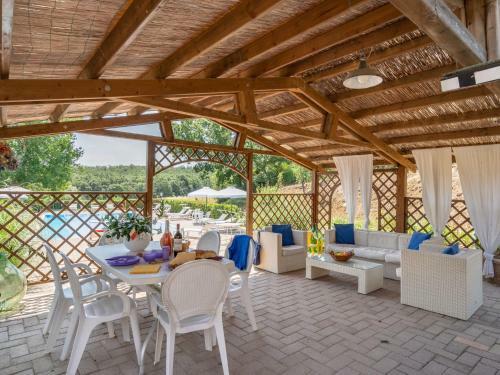 Villa Surrounded By The Beautiful, Sloping Tuscan Landscape