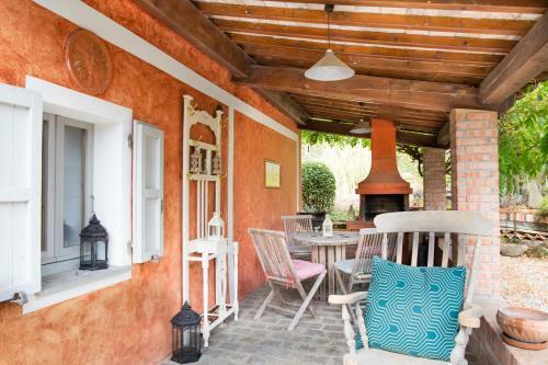 Home Set In Olive Grove