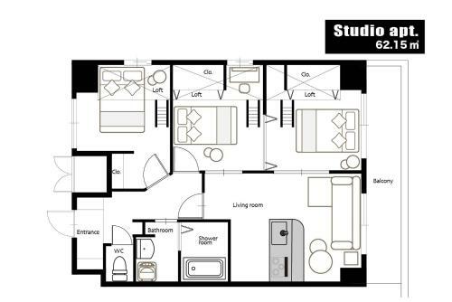 Apartamentos Grand Polestone Otemachi