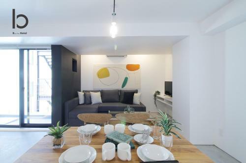 Apartamento Bhotel502 Highrise Apt Famous Hiroshima Dori 6ppl