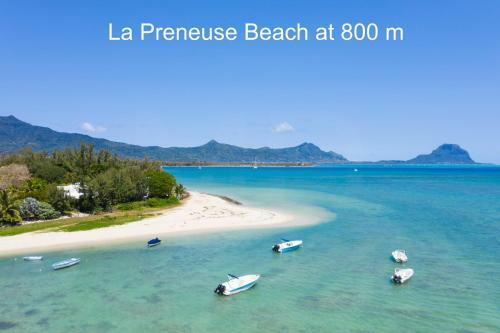 Villa Acassia, 140 Sqm, Pool, 500 M To La Preneuse Beach