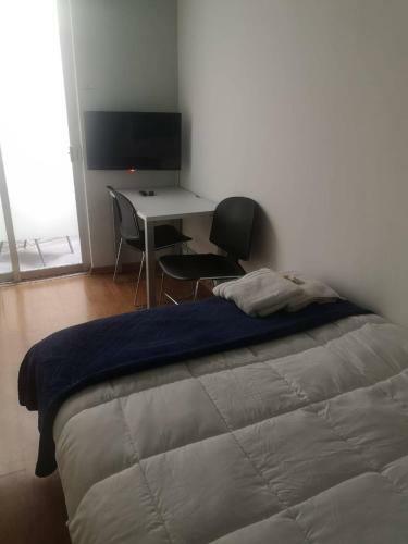 Hostal Private Room With Terrace And Sofa In Polanco