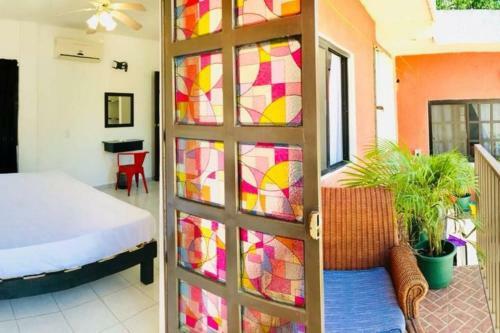 Bugambilias -private Balcony Room 10 Min In Beach!