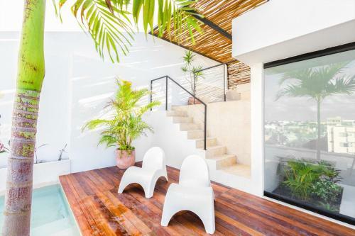 Apartamento Charming New Loft With Deck And Rooftop Pool By Beach