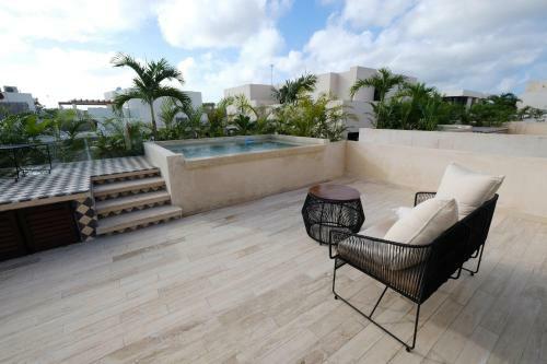 408 Incredible Penthouse Studio With Huge Terrace Private Terrace With Plunge Pool
