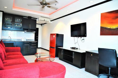 Apartamento Beach Condo Jomtien Pool View Large Modern 1 Bedroom + Kitchen