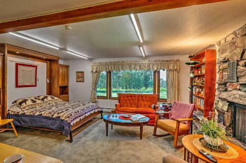 Apartamento Lizzies Nest Fairbanks Studio With Cozy Fireplace!