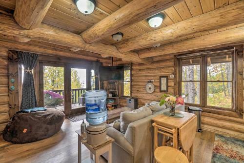 Heavenly Homer Log Cabin With Ocean And Mtn Views!