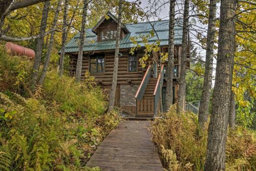 Heavenly Homer Log Cabin With Ocean And Mtn Views!