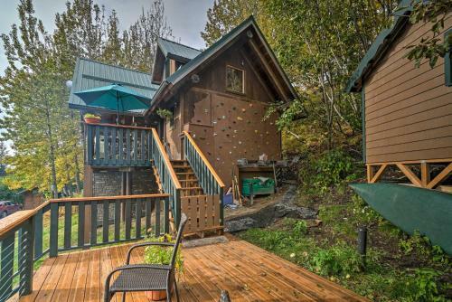 Heavenly Homer Log Cabin With Ocean And Mtn Views!