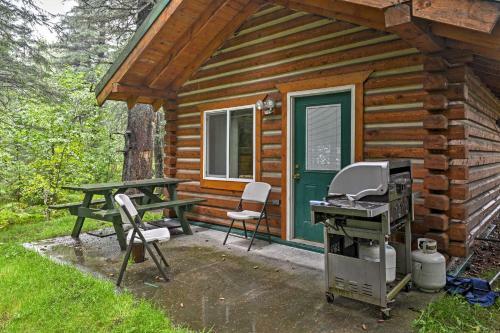 Creekside Seward Cabin With Bbq Fire Pit On 3 Acres!