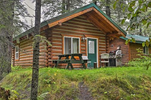 Creekside Seward Cabin With Bbq Fire Pit On 3 Acres!