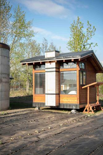 The Barn And Tiny House At Mountain Field Farm