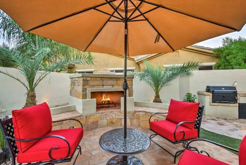 Lux Gilbert Home W/pvt Heated Pool+putting Green!