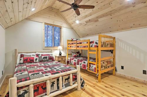 Inviting Bear Pine Cabin With Porch And Deck!