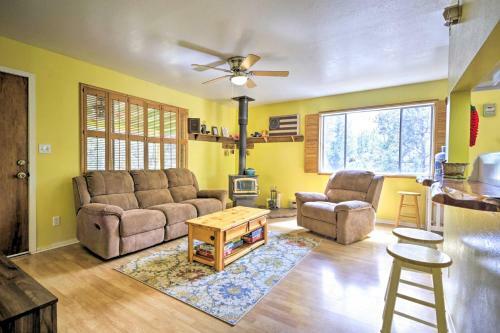 Bright Pine Cabin Direct Trail Access And Deck