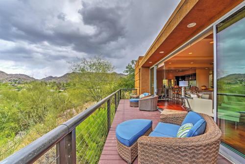 Sleek Paradise Valley Home With Private Acre And Views