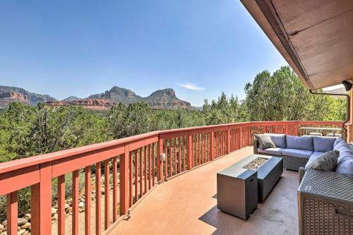 Sedona Home With Stunning Mtn Views, Fire Pit And Deck!