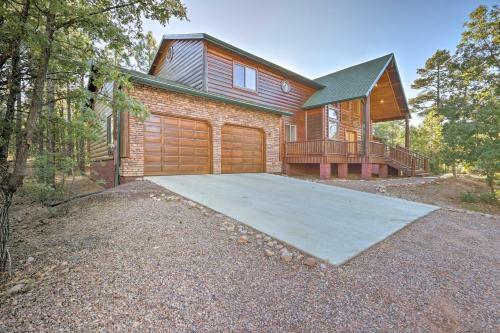 Show Low Cabin With Fire Pit, Game Room And Bbq!